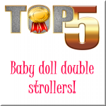 Baby Doll Double Stroller