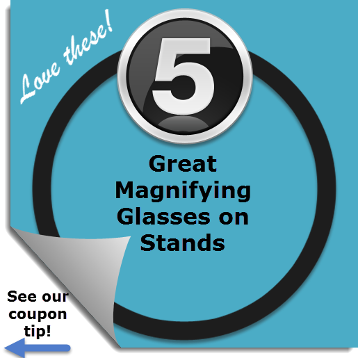 Magnifying Glass on Stand