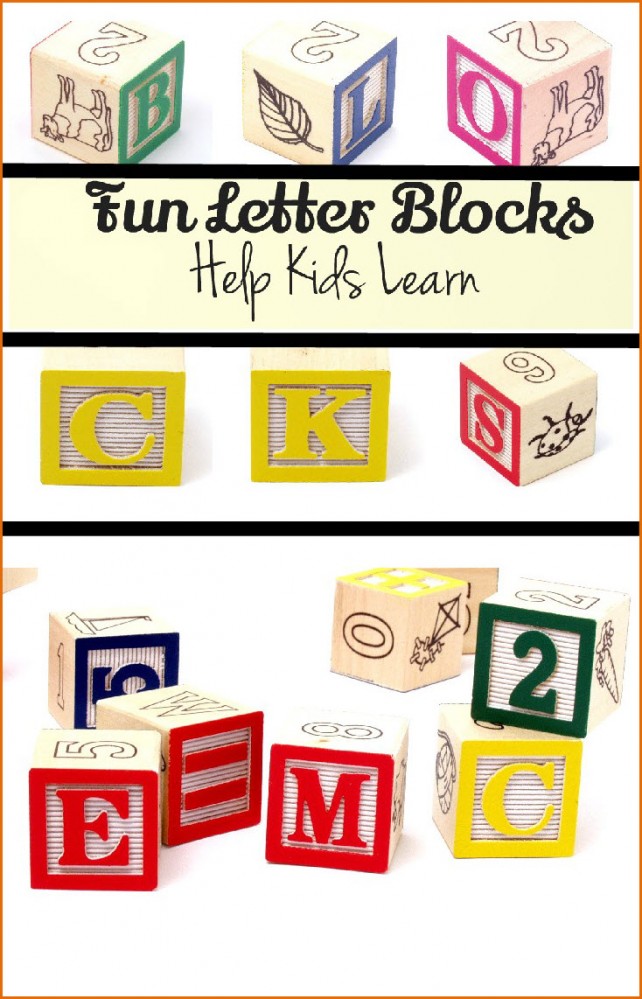 Wooden Blocks with Letters